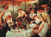 Pierre Renoir Luncheon of the Boating Party painting